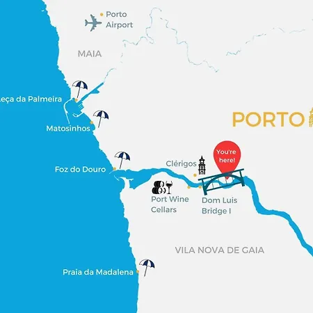 アパート Urban Comfort @ Bonfim Boutique Flats ポルト